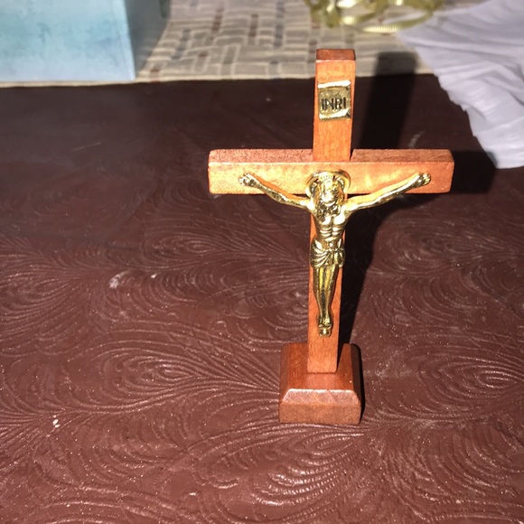 Crucifix cross Jesus figurine statuette - Picture 7 of 7